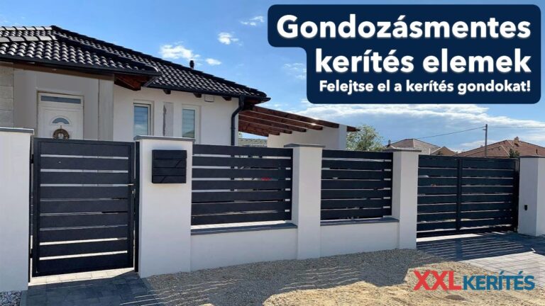 Az ideális kerítéselem választék az XXL kerítésnél
