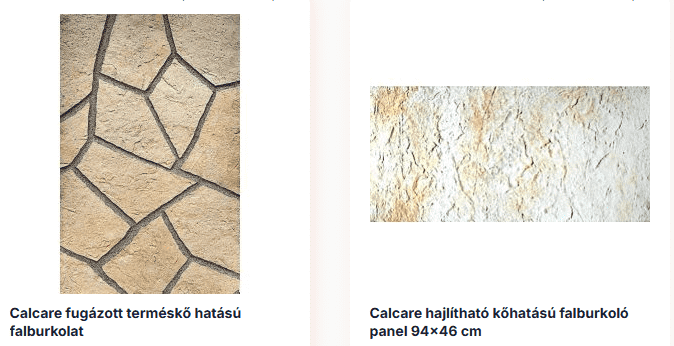 falburkoló kő