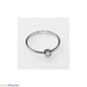 fehér arany eljegyzési gyűrű